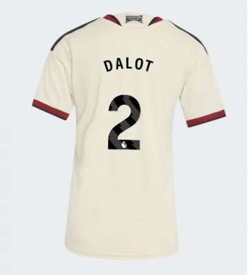 Manchester United Diogo Dalot #2 Tredje Tröja Dam 2026-27 Kortärmad